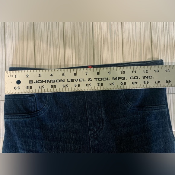 SPANX Pull On Straight Ankle Jeans High Waisted Women's Size Small ? Stretch - Picture 4 of 5